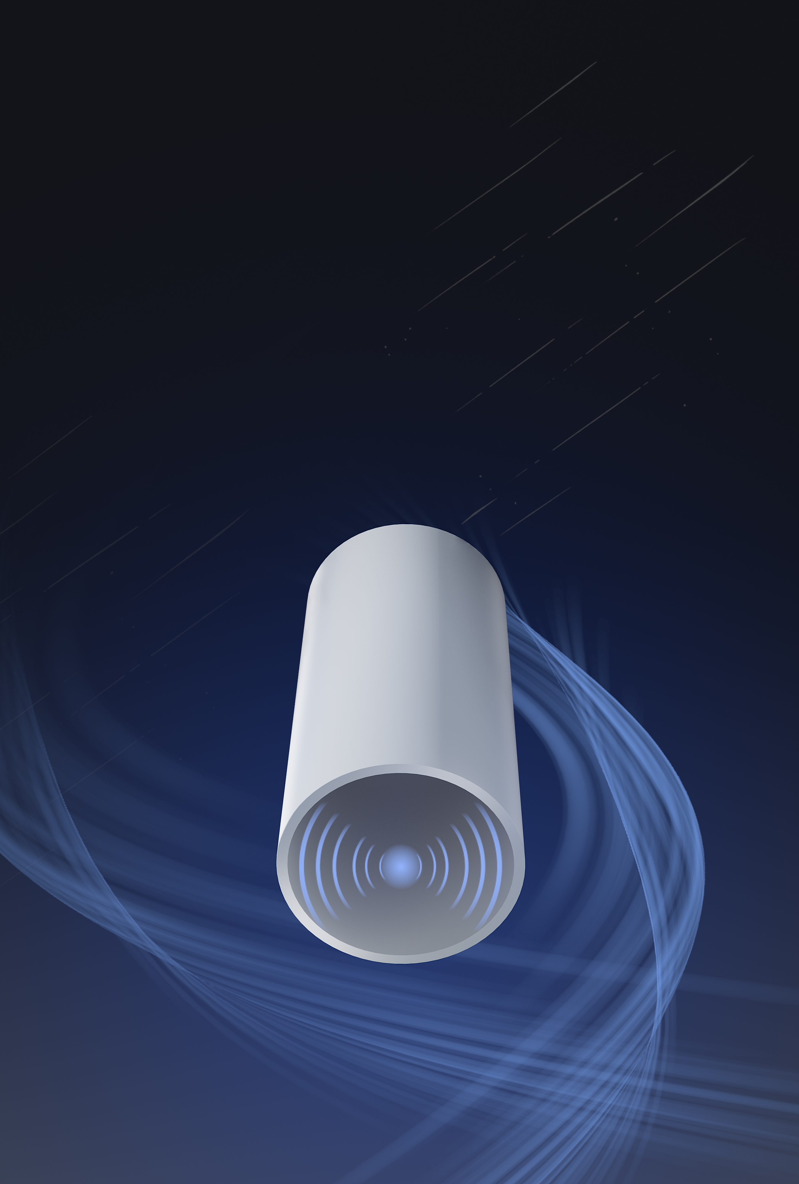 Smooth pipe wall Pared de tubería lisa