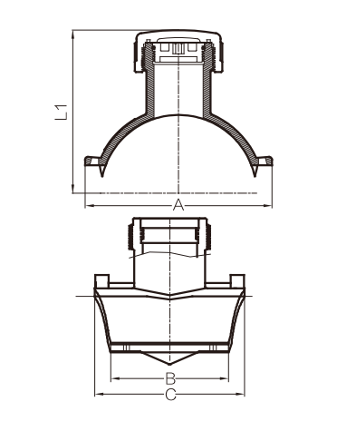 SILLA DE TAPÓN DE ELECTROFUSIÓN DE HDPE