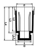 Tapa de prueba (material ABS)