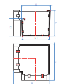 CONECTOR ÁNGULO RECTO RGA004R