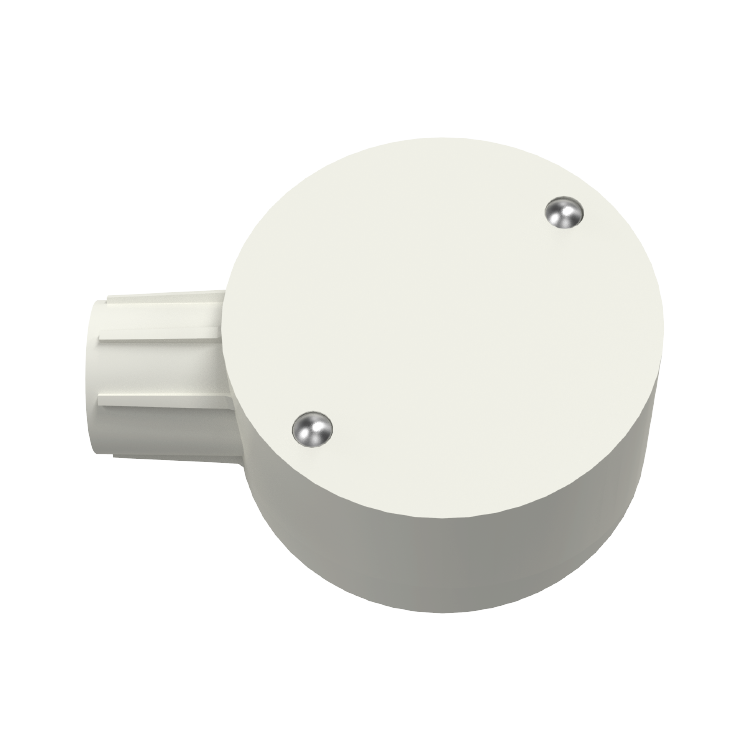 Caja circular eléctrica unidireccional aislante de PVC-U