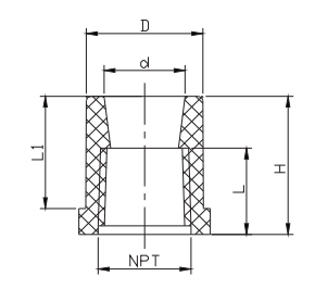 Anillo Reductor Hembra PVC SCH40