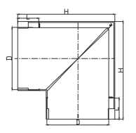 RWGL004-1 CONECTOR ANGULAR DERECHO (EXTERNO)
