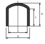 TAPON EXTREMO PVC SCH80