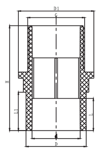 ACOPLAMIENTO DE BRIDA PVC PN10 MF