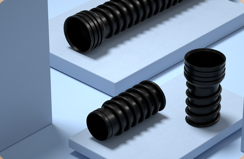 Tubos de pared estructural enrollados en espiral de HDPE de ERA