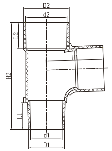 Unión de losa plana de 88 grados