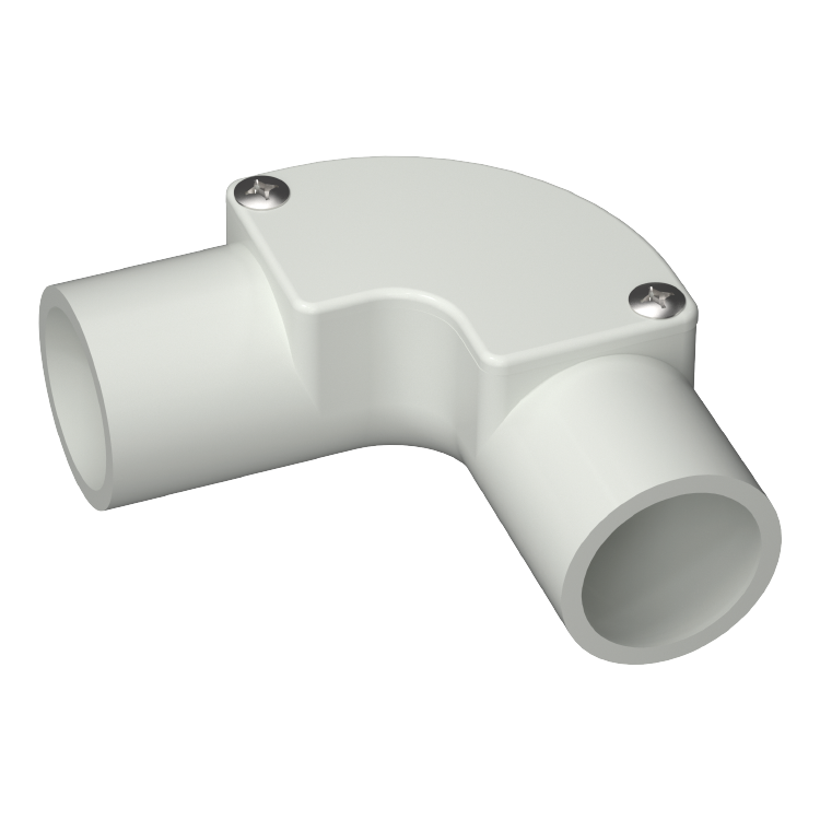 Codo de inspección eléctrica aislante de PVC-U