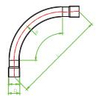 CURVA TELSTRA 90°