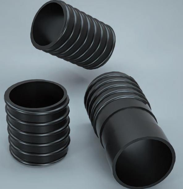 Tuberías de heridas de pared estructuradas en HDPE (tubería de krah)