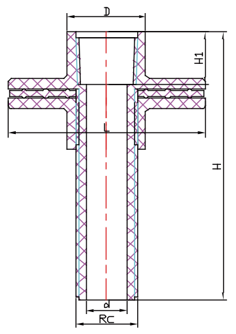 CONECTOR DEL TANQUE PPH