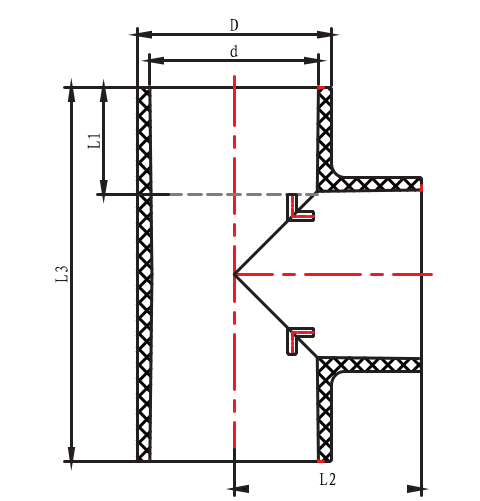 LAUST01 T RECTA TIPO L