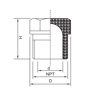 Tapón de rosca PVC SCH40