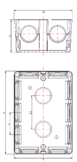 CHE007 CAJA ADAPTABLE A CONDUCTOS