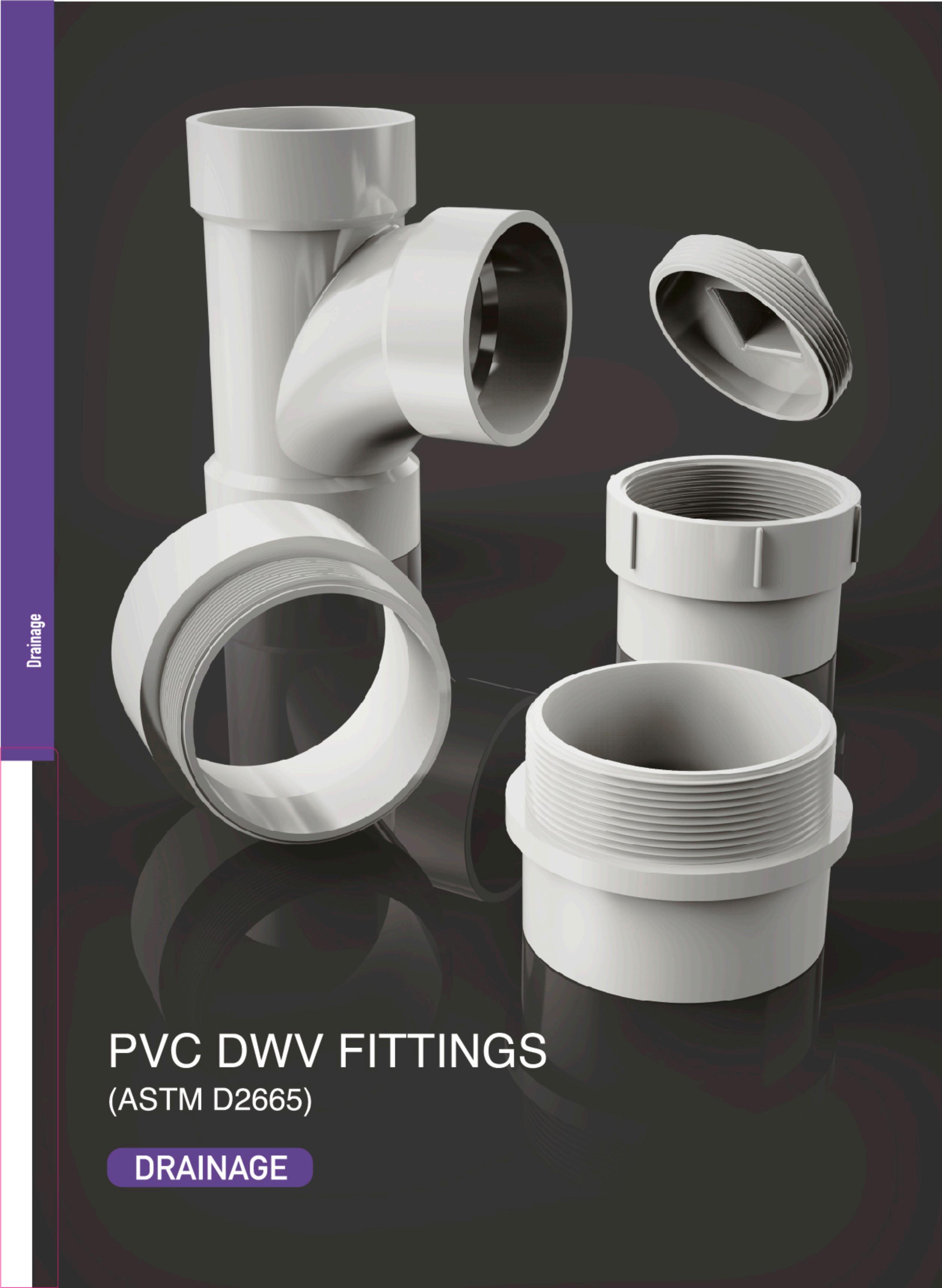 ACCESORIOS DWV DE PVC PARA ASTM D2665