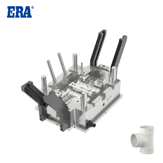 Molde de tee de PVC