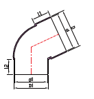 RWGB012 CODO DE 65°