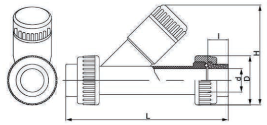 Filtro UPVC Y transparente