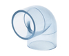 CODO 90° UPVC transparente