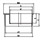 CASQUILLO REDUCTOR PVC ASTM D2665