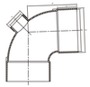 Curva de 88° con ACCESO TRASERO Pequeño H/F