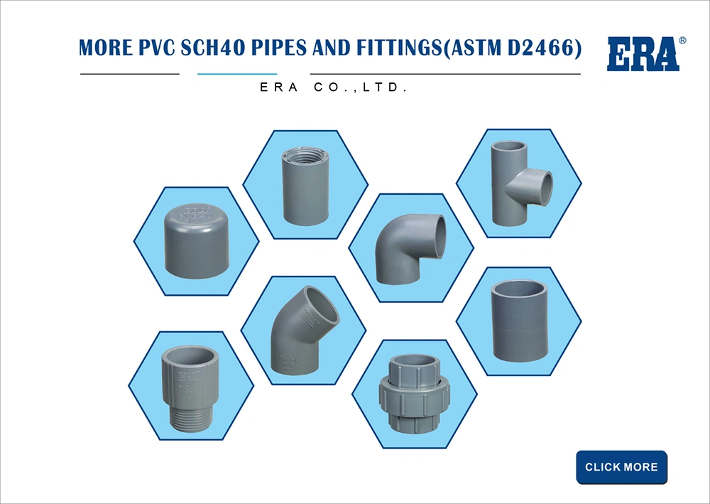 tubo y accesorios de presión PVC sch40