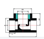 VÁLVULA DE CIERRE DE PVC SCH80 PVC TIPO II