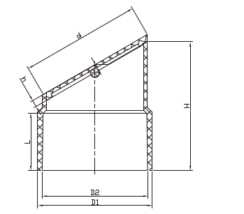 VÁLVULA DE CLAMP DE PVC DWV