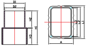 RWGA009 ACOPLAMIENTO DE TUBO