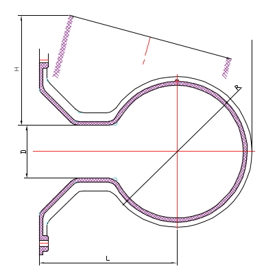 AUDIP03 Abrazadera de tubo