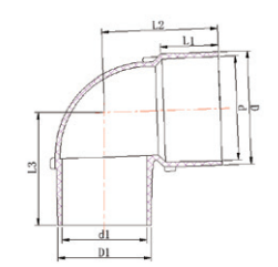 CODO PUSHFIT 40MM*15 GRADOS