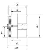 ADAPTADOR HEMBRA PVC PN10 (NPT BSPT)