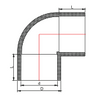PVC PN10 CODO 90°