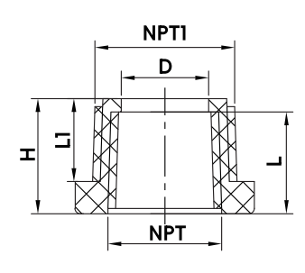 CASQUILLO PVC SCH40 MIP X FIP