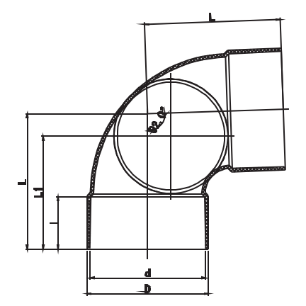  CURVA DE 88° ACCESO LATERAL H/F