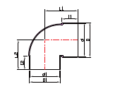 RWGB013 CODO DE 90°