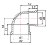 USII004 Codo reductor