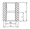 Acoplamiento rosca hembra H/F