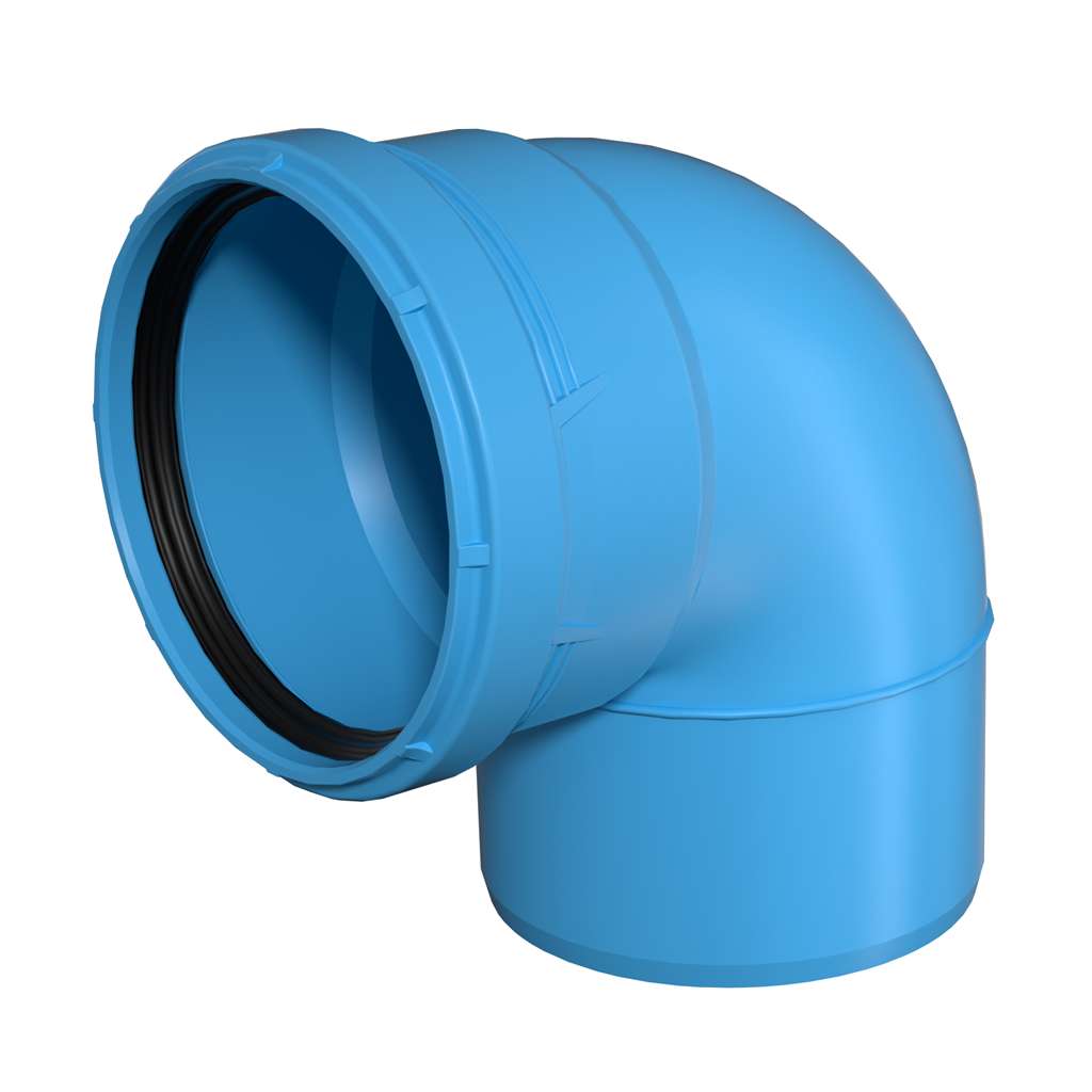 Codo 90° M/H CON GOMA 