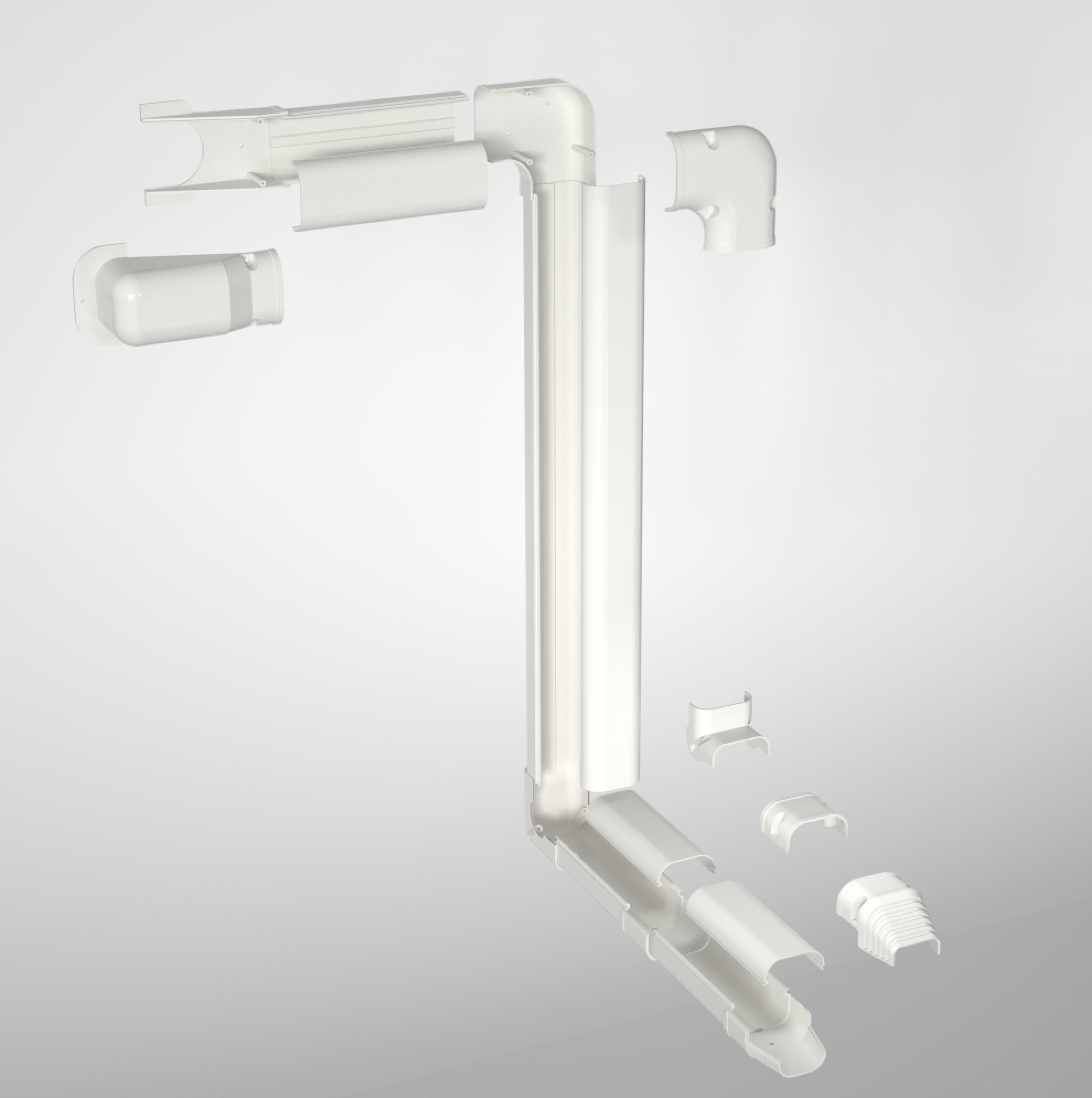 Kit de cubierta para juego de l&iacute;neas HVAC