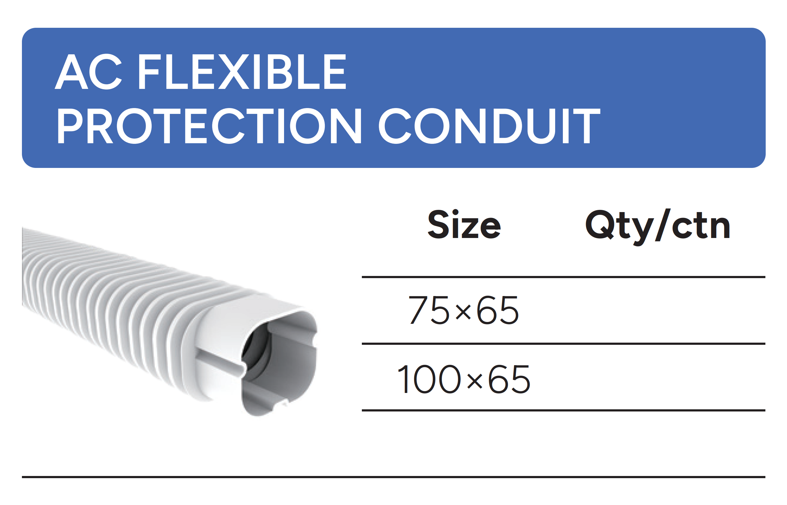 CONDUCTO DE PROTECCI&Oacute;N FLEXIBLE AC